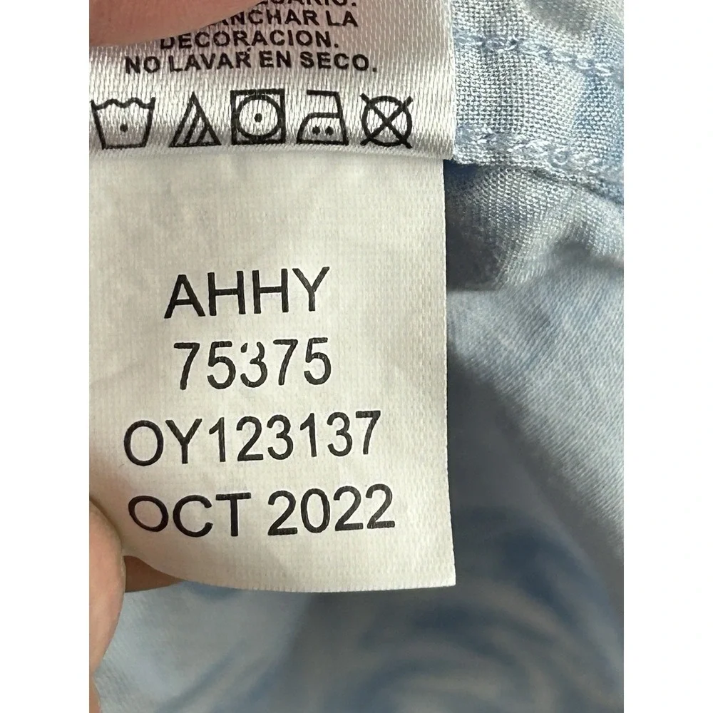 Ocean Current Hawaiian‎ Shirt Short Sleeve Button Down Blue Size XL - Picture 12 of 14